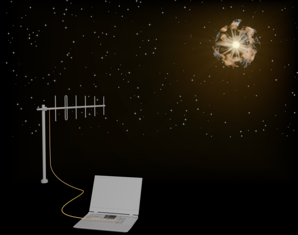 SDR detecting supernova